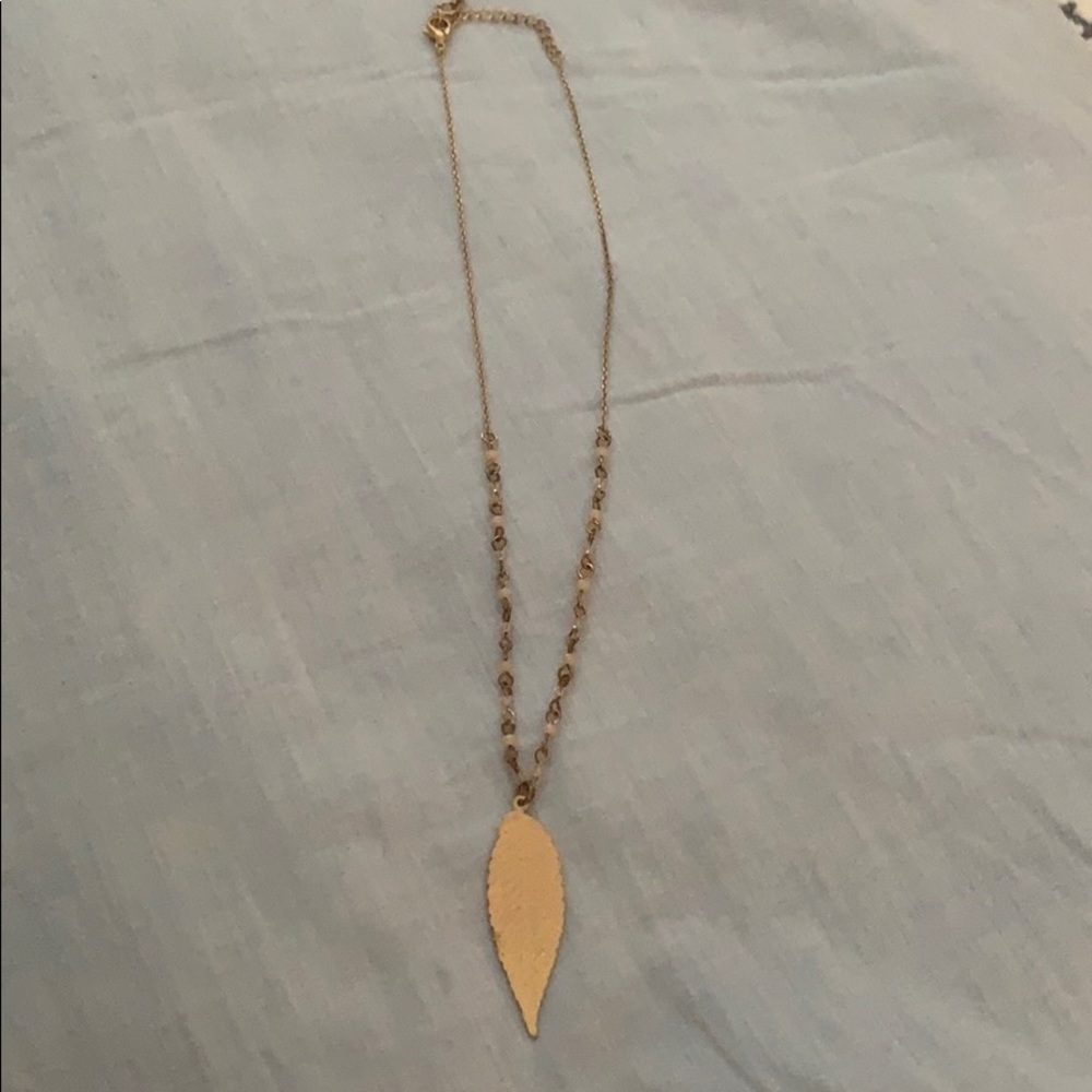 Feather necklace